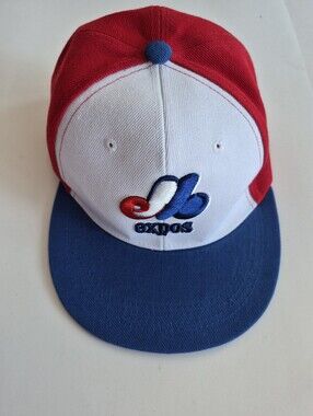 Cooperstown Hygrade Montreal Expos Red White Blue Baseball Cap Snapback